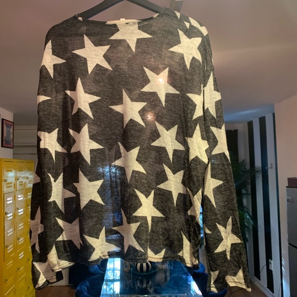 STAR PRINT KNIT TOP - Picture 3 of 6